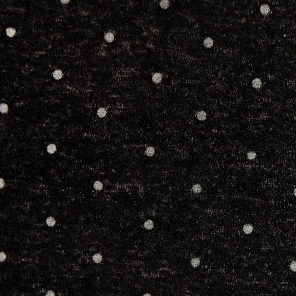 FRENCH TERRY DOTS GRAPHITE GREY
